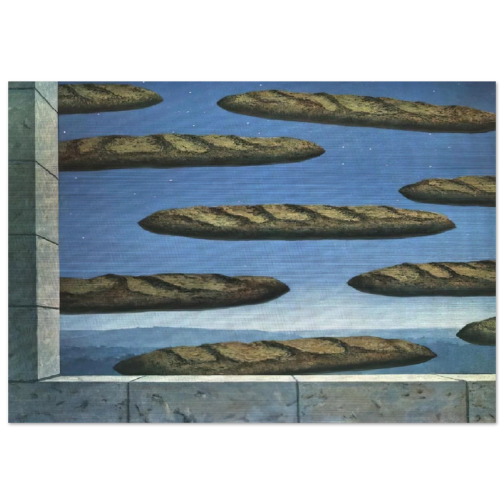 THE GOLDEN LEGEND 1958 - Rene Magritte Brushed Aluminum Print - 70x100 cm / 28x40 inches | Rene Magritte Aluminum Print | Rene Magritte Prints