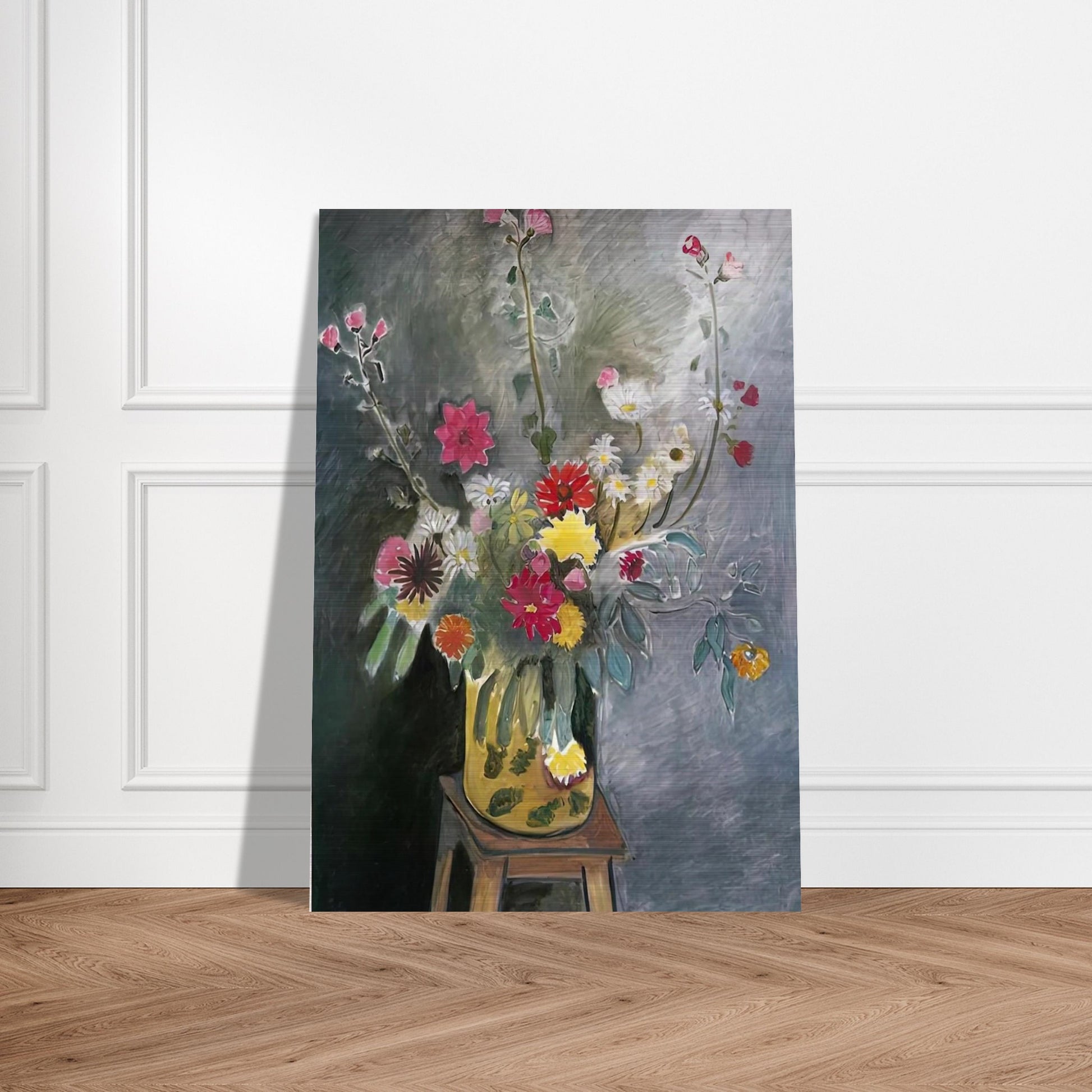 BOUQUET OF MIXED FLOWERS 1917 - Henri Matisse Brushed Aluminum Print - 70x100 cm / 28x40 inches | Henri Matisse Aluminum Print | Henri Matisse Prints