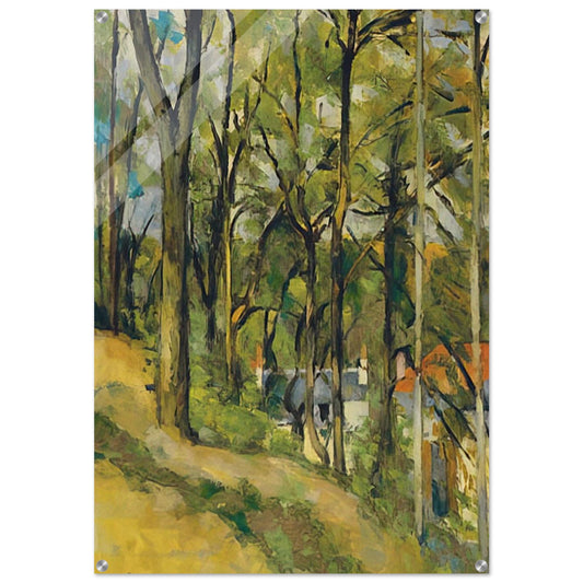 The Orchard - Paul Cézanne Acrylic Print - 70x100 cm / 28x40″ inches