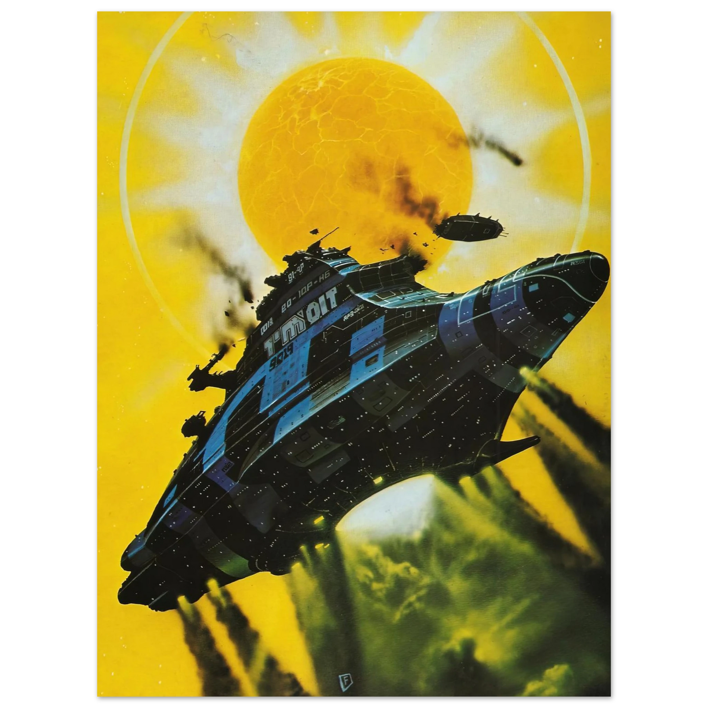 Chris Foss - Chris Foss  75x100 cm / 30x40inches Fine Art Poster