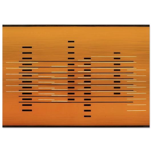 FRONTAL 1927 - Josef Albers Brushed Aluminum Print - 70x100 cm / 28x40 inches | Josef Albers Aluminum Print | Josef Albers Prints