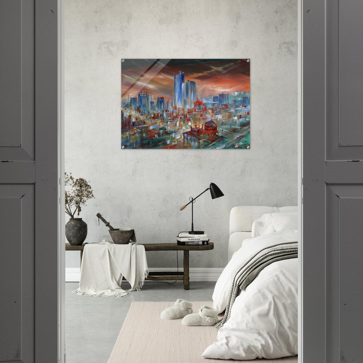 Big City - Konrad Zuse Acrylic Print - 70x100 cm / 28x40″ inches | Konrad Zuse Wall Art | Konrad Zuse Prints