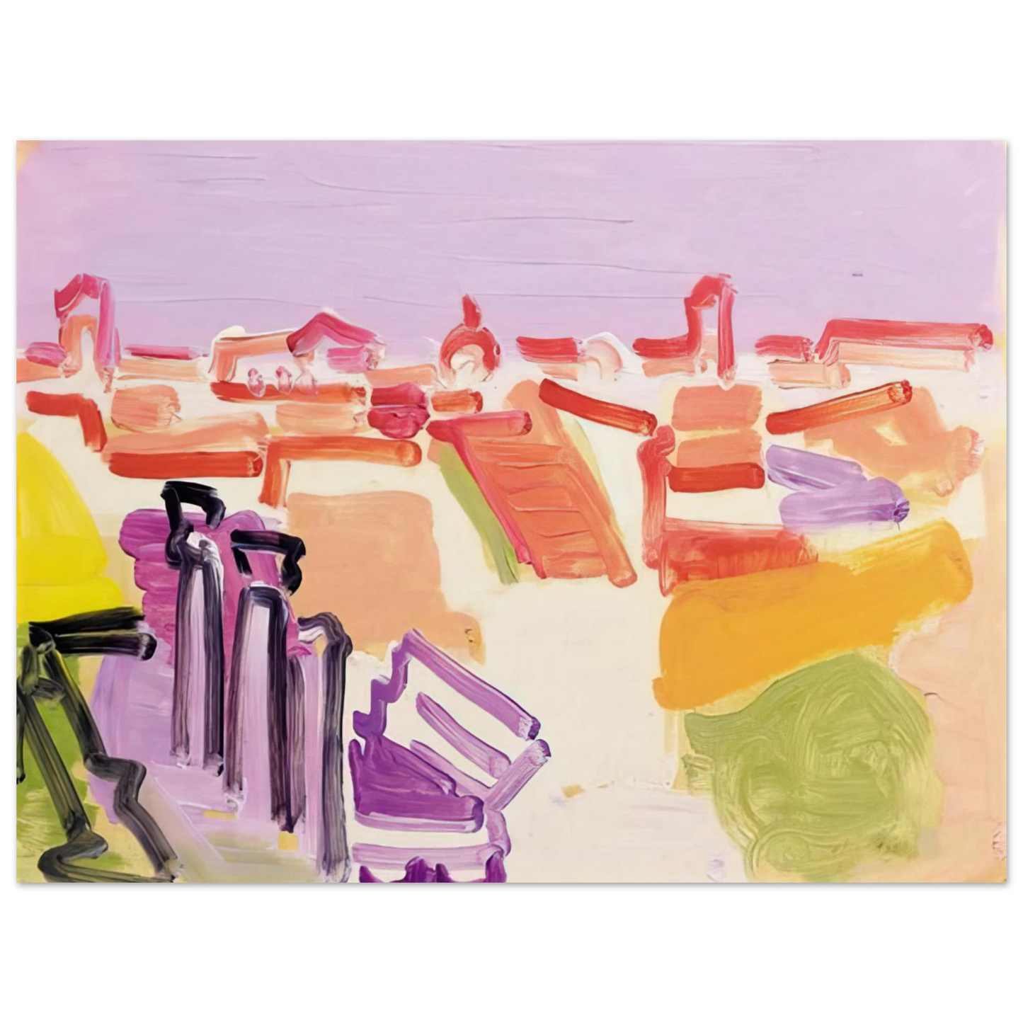 Charles Lapicque - Untitled - Fauvism  75x100 cm / 30x40inches Fine Art Poster