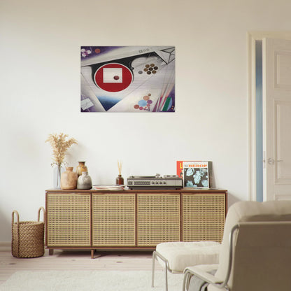 THIRD SYMPHONY IN 3 MOVEMENTS 1930 - Rudolf Bauer Brushed Aluminum Print - 70x100 cm / 28x40 inches | Rudolf Bauer Aluminum Print | Rudolf Bauer Prints