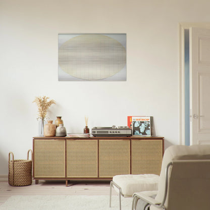 Eagle Turquoise 7H#4 - Robert Ryman Brushed Aluminum Print - 70x100 cm / 28x40 inches | Robert Ryman Aluminum Print | Robert Ryman Prints