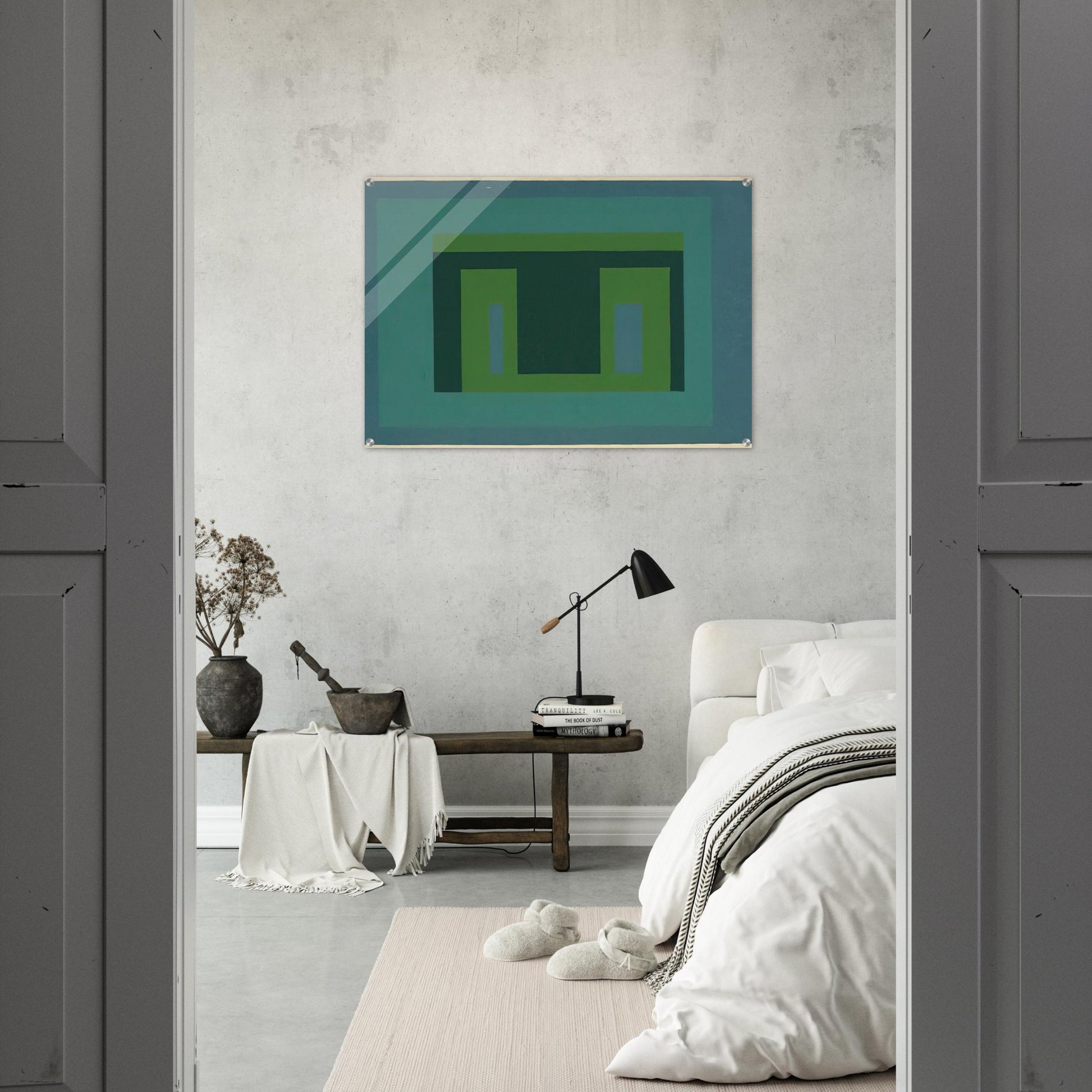 VARIANT ADOBE 1956 - Josef Albers Acrylic Print - 70x100 cm / 28x40″ inches