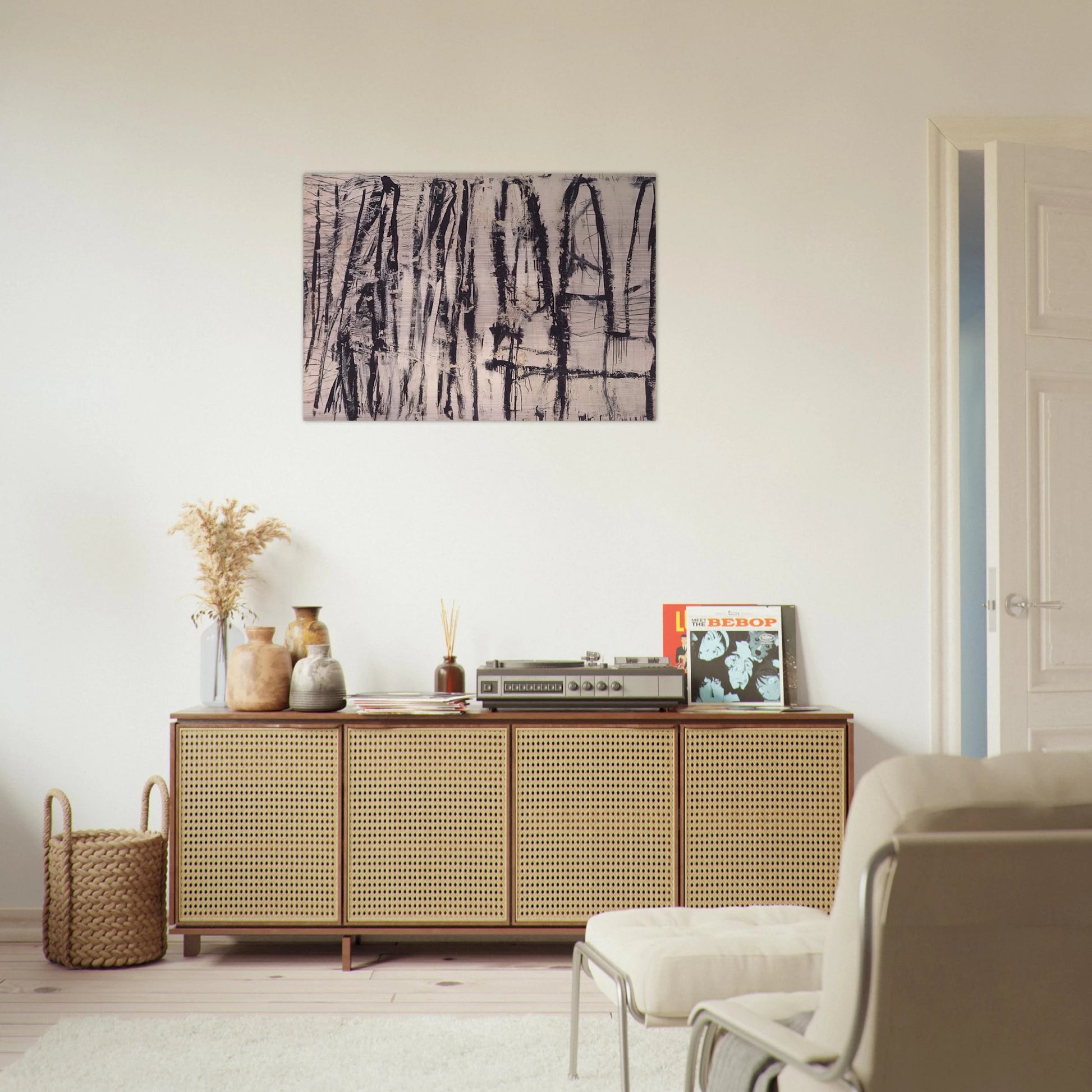 Quarzeat - Cy Twombly Brushed Aluminum Print - 70x100 cm / 28x40 inches | Cy Twombly Aluminum Print | Cy Twombly Prints