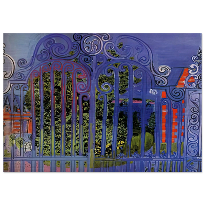 THE GRID 1930 - Raoul Dufy Brushed Aluminum Print - 70x100 cm / 28x40 inches | Raoul Dufy Aluminum Print | Raoul Dufy Prints