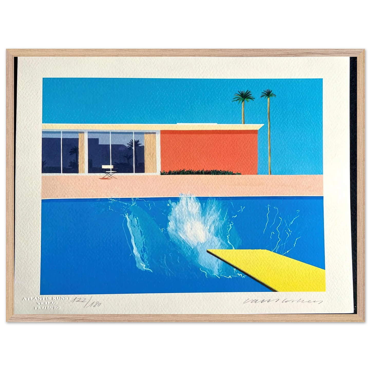 David Hockney - David Hockney Wall art - 21x29.7 cm / 8x12" - Fine Art Poster-canvas - -