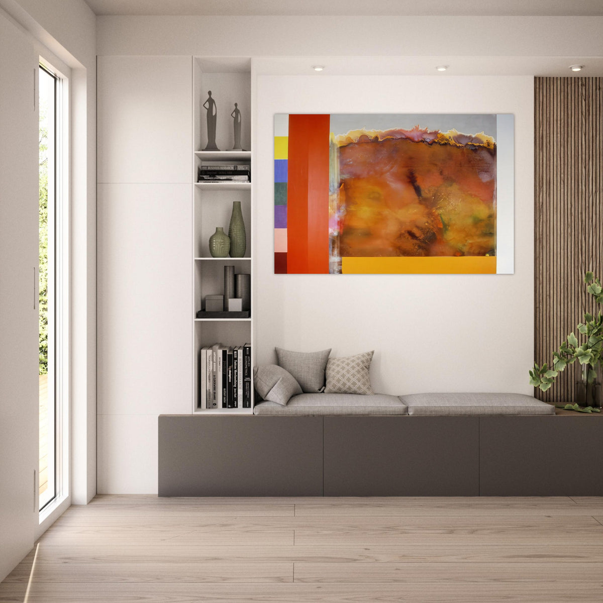 For The Ages - 1985 - Ronnie Landfield Art Prints - 100x150 cm / 40x60″ inches | Ronnie Landfield Poster | Ronnie Landfield Prints