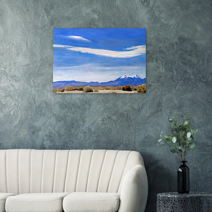 THE CLOUD COACHELLA VALLEY CALIFORNIA 1940 - Maynard Dixon Brushed Aluminum Print - 70x100 cm / 28x40 inches | Maynard Dixon Aluminum Print | Maynard Dixon Prints