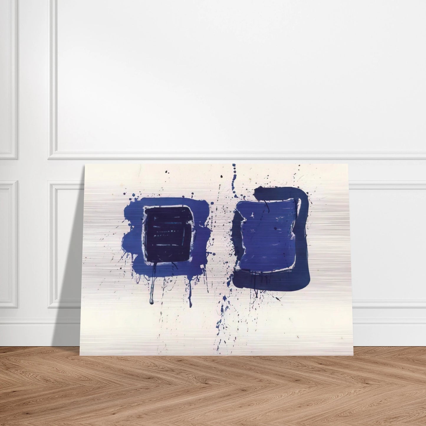 Deux Magots - Sam Francis Brushed Aluminum Print - 70x100 cm / 28x40 inches | Sam Francis Aluminum Print | Sam Francis Prints