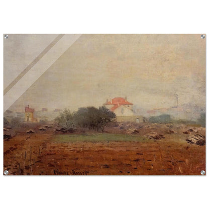 Fog - claude monet Acrylic Print - 70x100 cm / 28x40″ inches | claude monet Wall Art | claude monet Prints