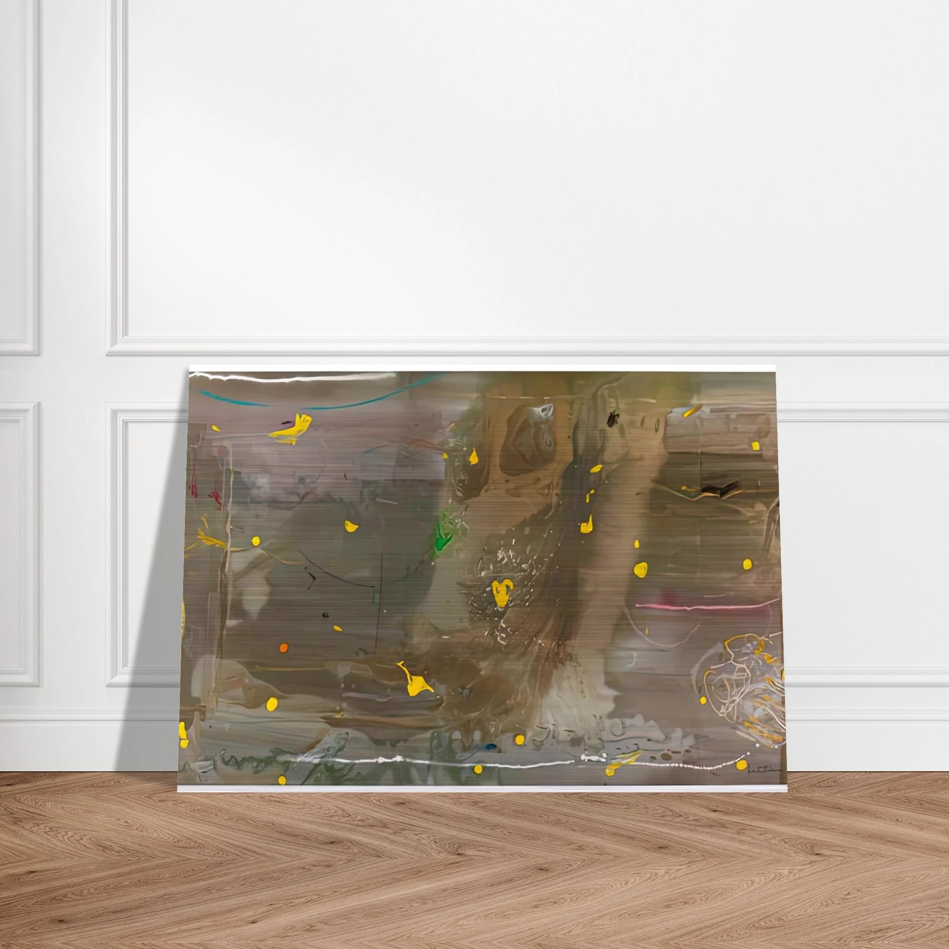 Halley’s Comet, 1985- - Helen Frankenthaler Brushed Aluminum Print - 70x100 cm / 28x40 inches | Helen Frankenthaler Aluminum Print | Helen Frankenthaler Prints