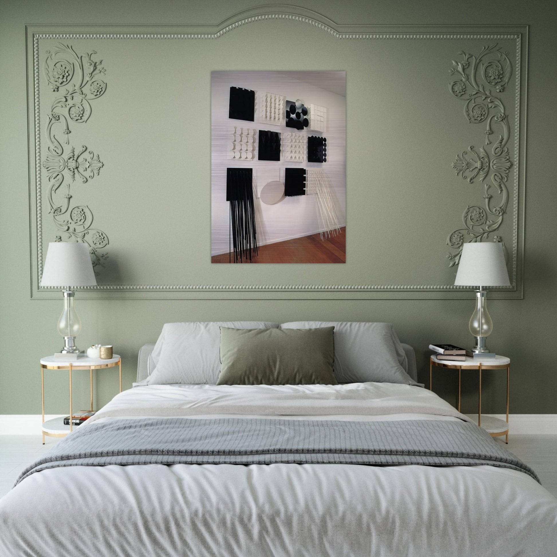 Amazonia Black and white - Neo-Concretism - Lygia Pape Brushed Aluminum Print - 70x100 cm / 28x40 inches | Lygia Pape Aluminum Print | Lygia Pape Prints