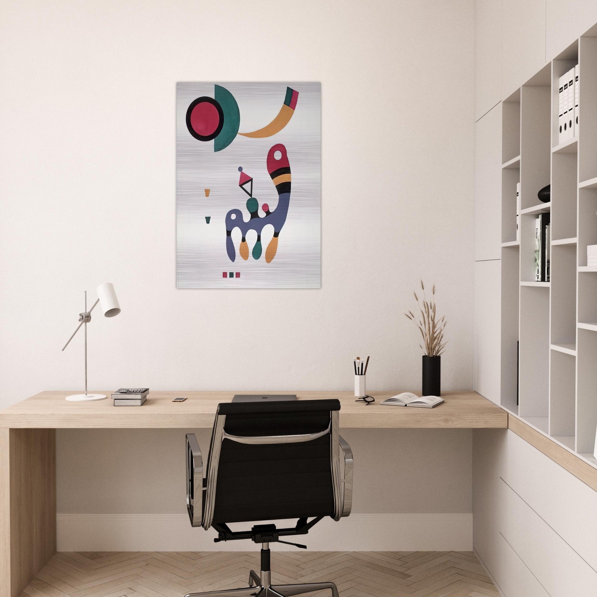 COMPOSITION 1944 - Wassily Kandinsky Brushed Aluminum Print - 70x100 cm / 28x40 inches | Wassily Kandinsky Aluminum Print | Wassily Kandinsky Prints