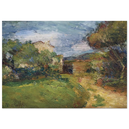 PETIT PAYSAGE CORSE 1898 - Henri Matisse Brushed Aluminum Print - 70x100 cm / 28x40 inches | Henri Matisse Aluminum Print | Henri Matisse Prints