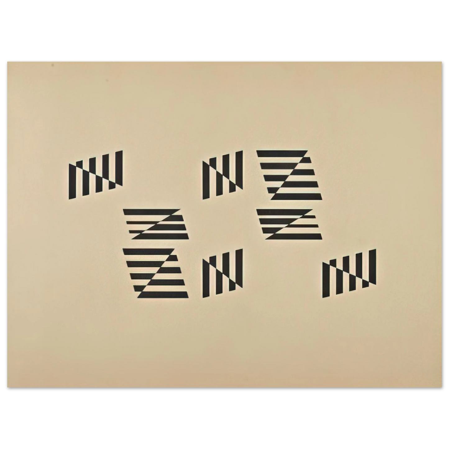 Helio Oiticica - Limite-LumificaÃƒÂ§as - 1958  75x100 cm / 30x40inches Fine Art Poster