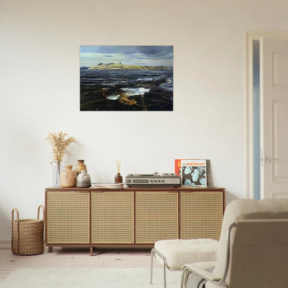 LITTLE CALDWELLS ISLAND - Andrew Wyeth Brushed Aluminum Print - 70x100 cm / 28x40 inches | Andrew Wyeth Aluminum Print | Andrew Wyeth Prints