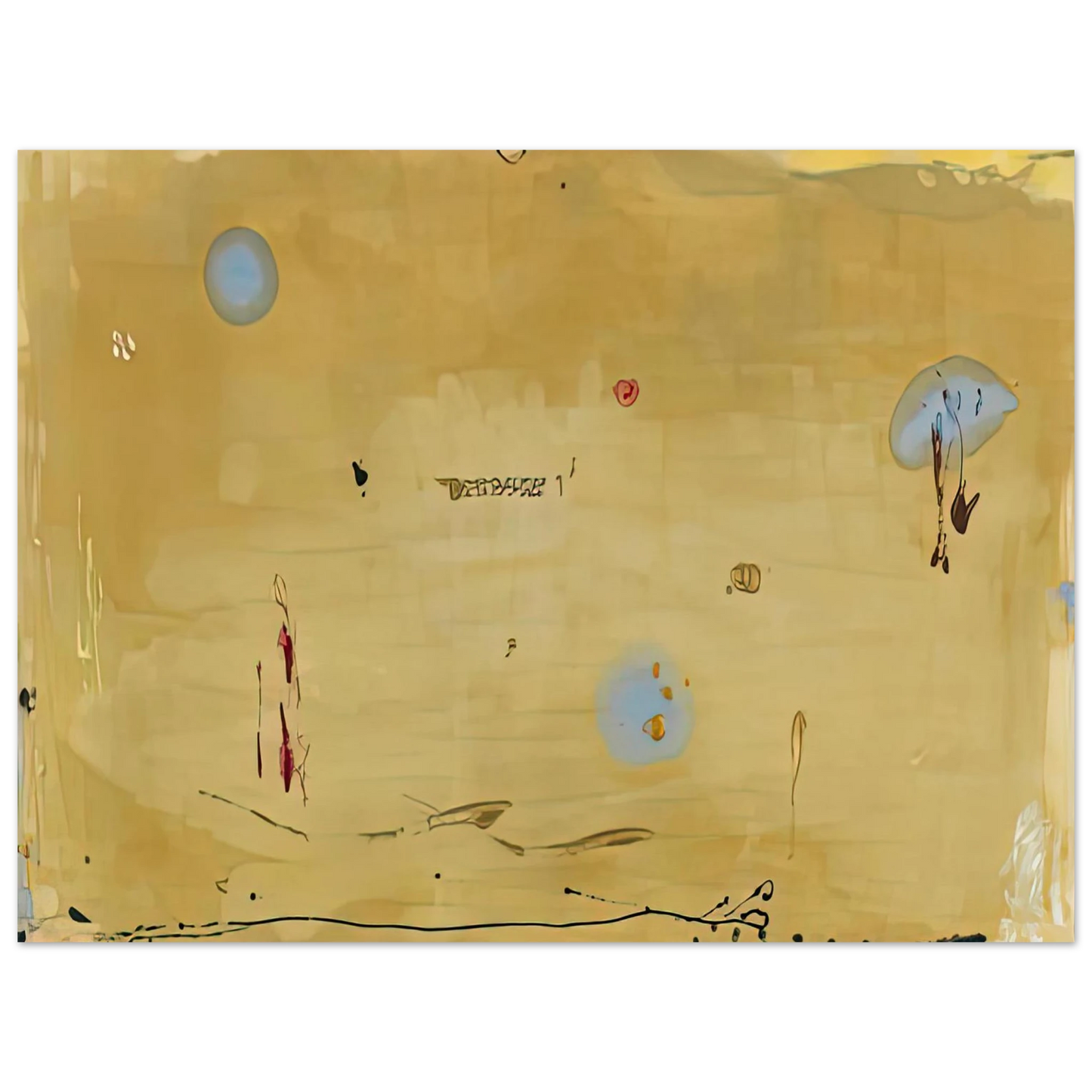 Helen Frankenthaler - Brother Angel, 1983- Wall Art - 21x29.7 cm / 8x12" - Fine Art Poster-canvas - -