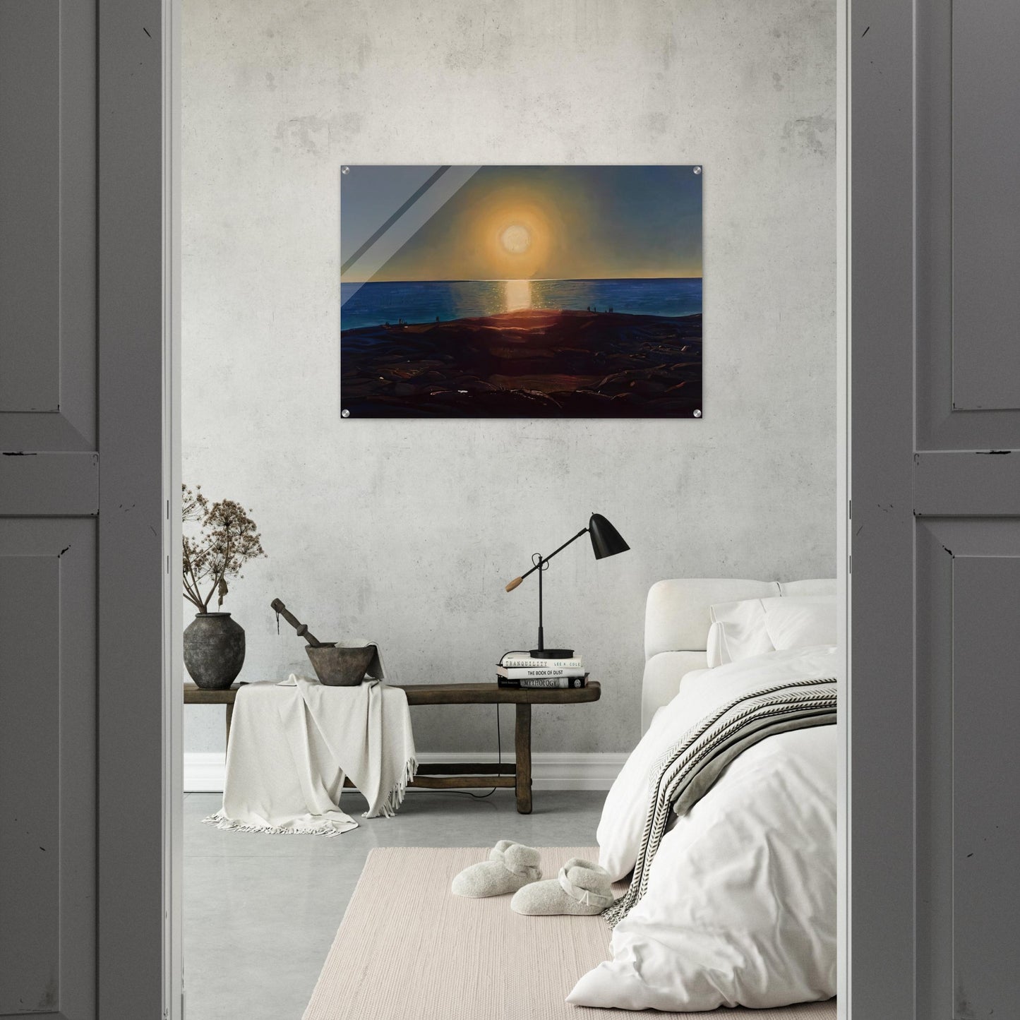 Calm and Free Maine Coast - Rockwell Kent Acrylic Print - 70x100 cm / 28x40″ inches
