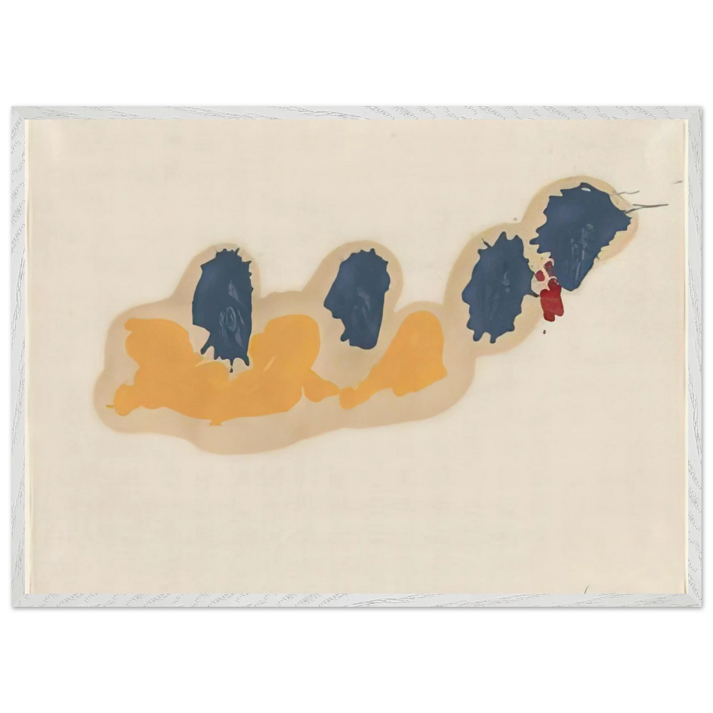 Helen Frankenthaler - April IV - 1960 Wall art - 50x70 cm / 20x28 inches - Fine Art Poster-canvas - -