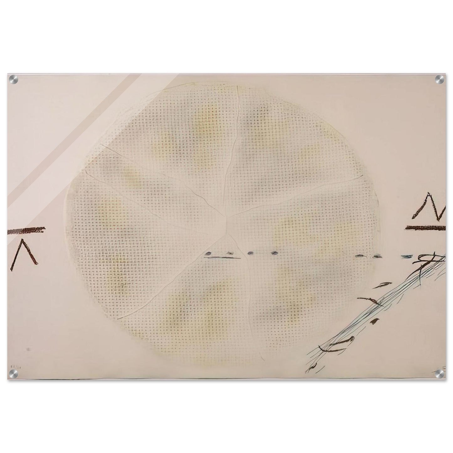 THE SIEVE 1972 - Antoni Tapies Acrylic Print - 70x100 cm / 28x40″ inches