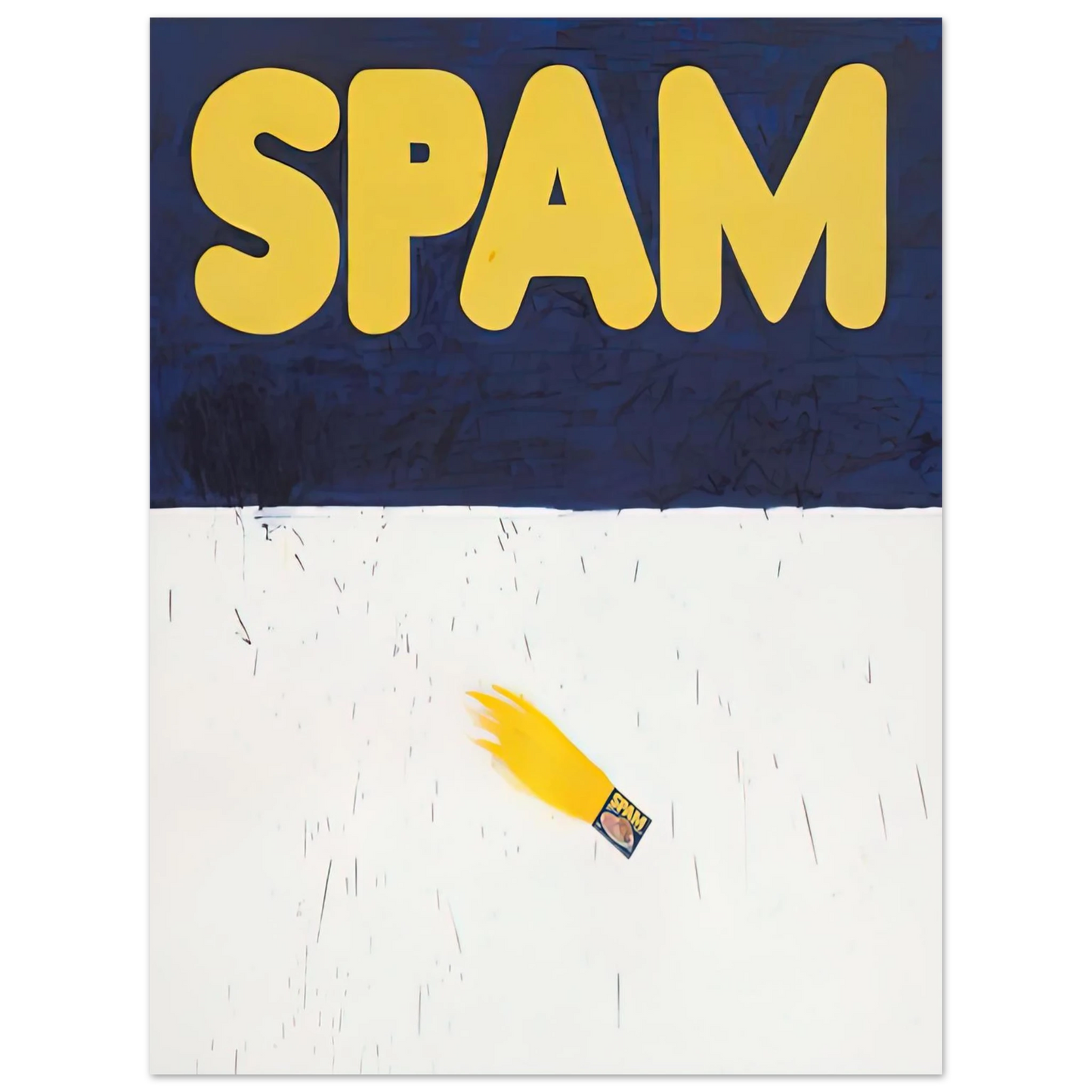 Edward Ruscha - ACTUAL SIZE 1962  75x100 cm / 30x40inches Fine Art Poster