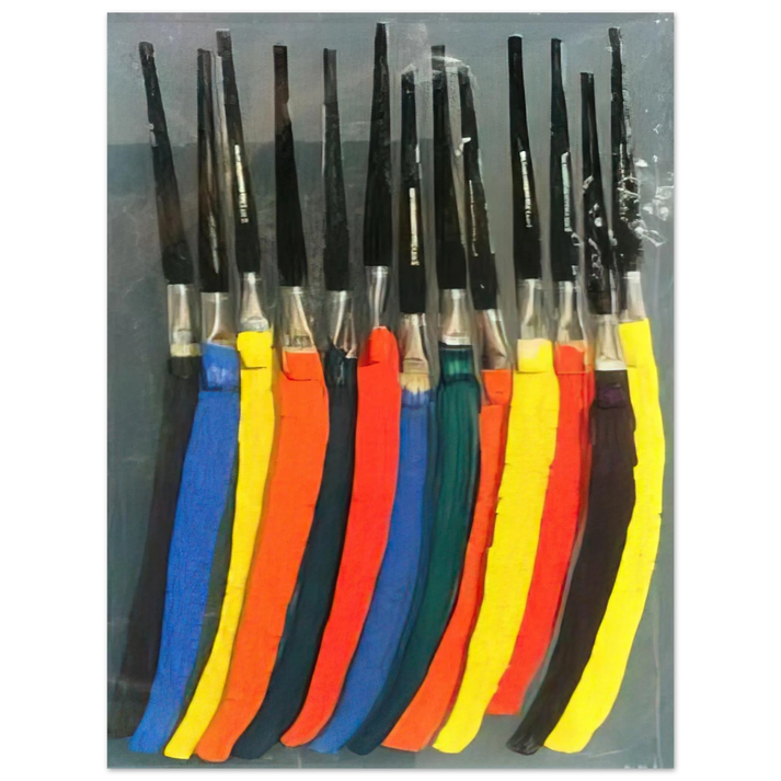 Arman - Paintbrushes V - 1991  75x100 cm / 30x40inches Fine Art Poster
