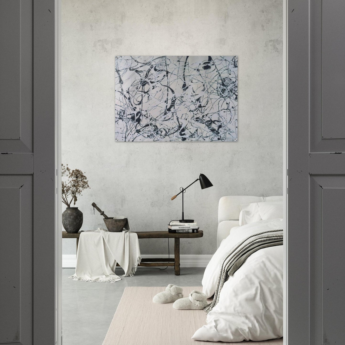 NUMBER 23 - Jackson Pollock Acrylic Print - 70x100 cm / 28x40″ inches