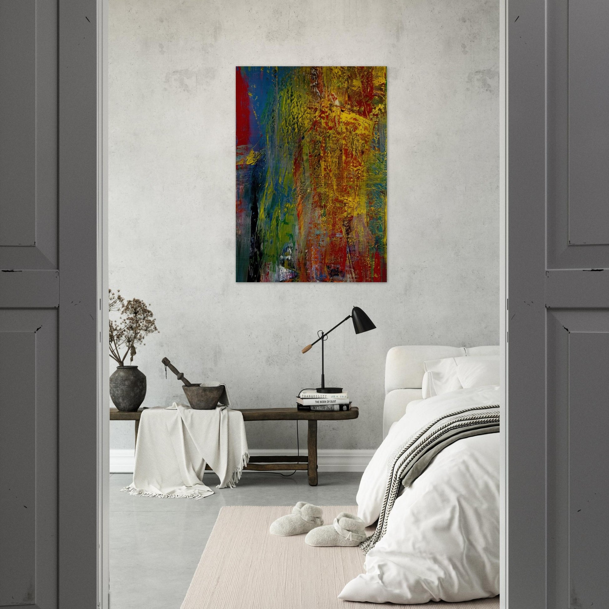 COURBET - Gerhard Richter Brushed Aluminum Print - 70x100 cm / 28x40 inches | Gerhard Richter Aluminum Print | Gerhard Richter Prints