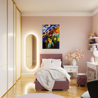 MURNAU GARDEN 1909 - Wassily Kandinsky Brushed Aluminum Print - 70x100 cm / 28x40 inches | Wassily Kandinsky Aluminum Print | Wassily Kandinsky Prints