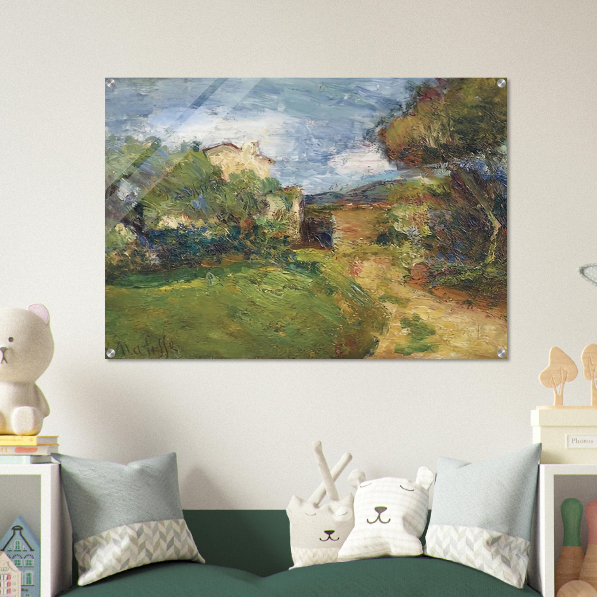 PETIT PAYSAGE CORSE 1898 - Henri Matisse Acrylic Print - 70x100 cm / 28x40″ inches
