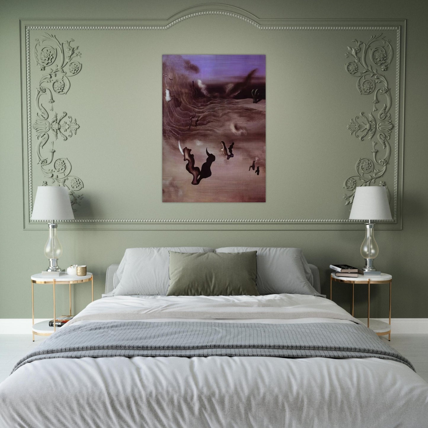 Wind - Yves Tanguy Brushed Aluminum Print - 70x100 cm / 28x40 inches | Yves Tanguy Aluminum Print | Yves Tanguy Prints
