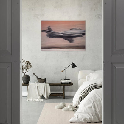JET FIGHTER 1963 - Gerhard Richter Brushed Aluminum Print - 70x100 cm / 28x40 inches | Gerhard Richter Aluminum Print | Gerhard Richter Prints