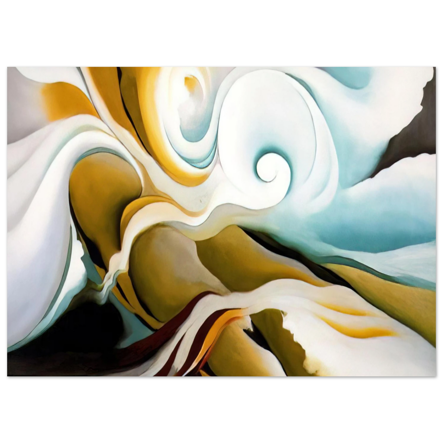 Georgia O'Keeffe - Nature Forms Gasp Fine Art Poster