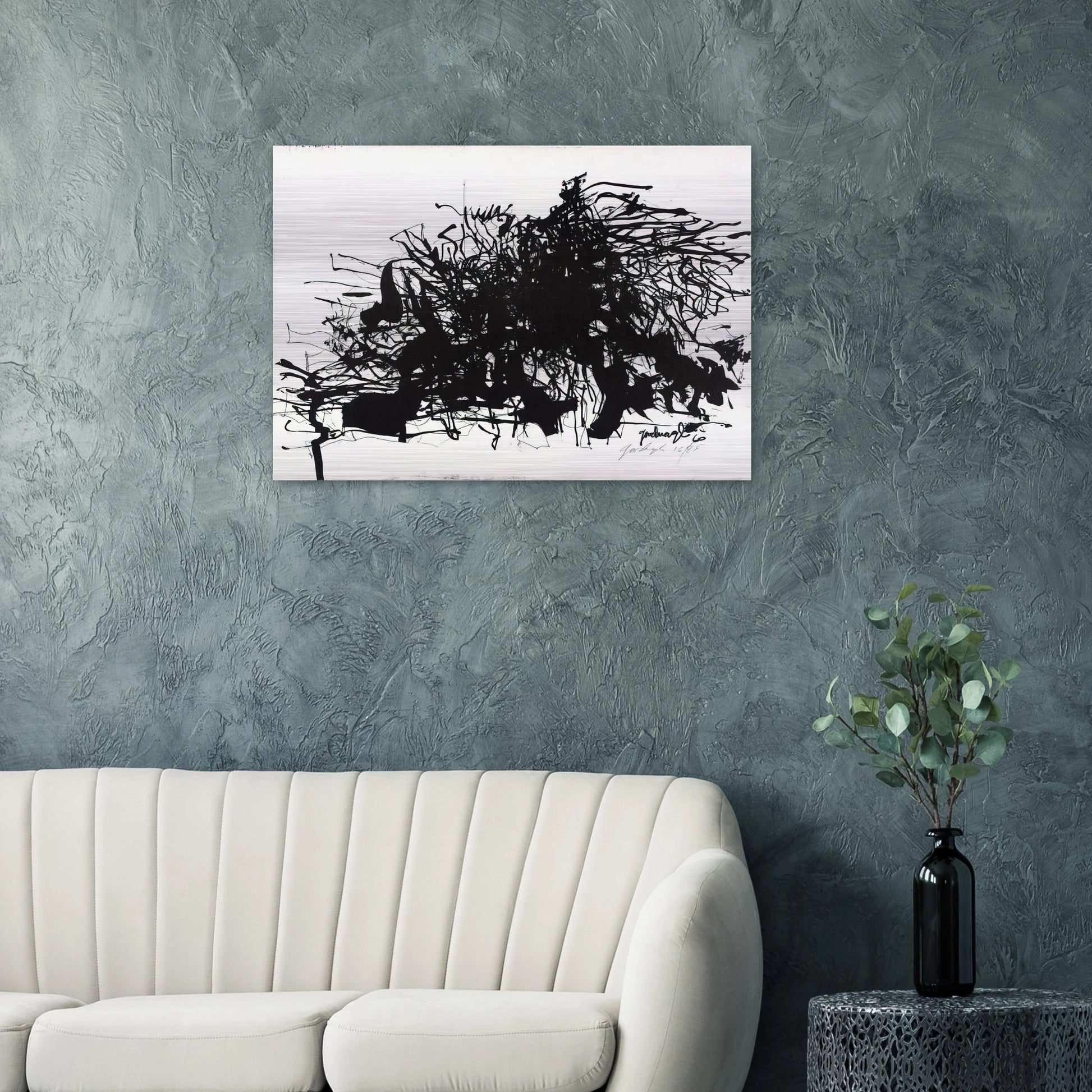 Nomads - 1960 - Robert Goodnough Brushed Aluminum Print - 70x100 cm / 28x40 inches | Robert Goodnough Aluminum Print | Robert Goodnough Prints