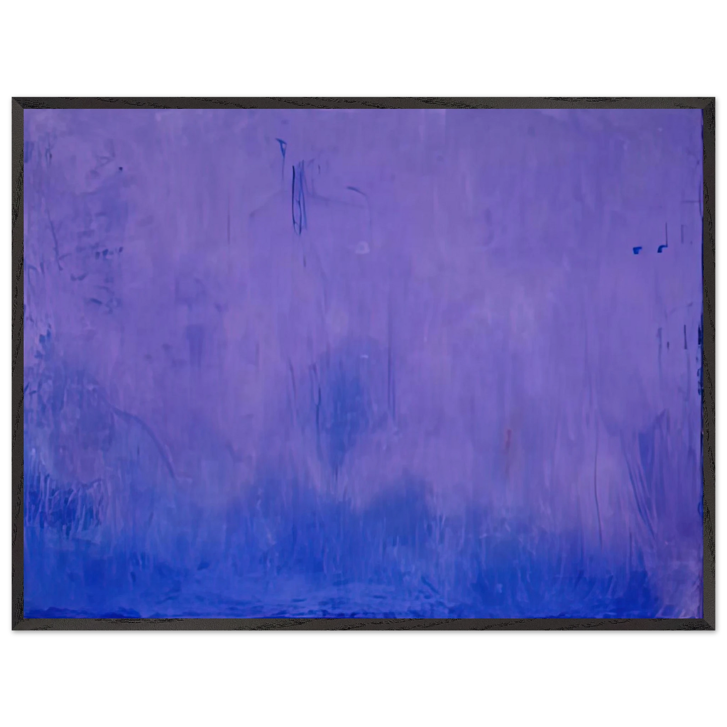 Helen Frankenthaler - Warming Trend, 2002- Wall Art - 21x29.7 cm / 8x12" - Premium Wooden Framed Poster With Fine Art Paper-canvas - Wood frame