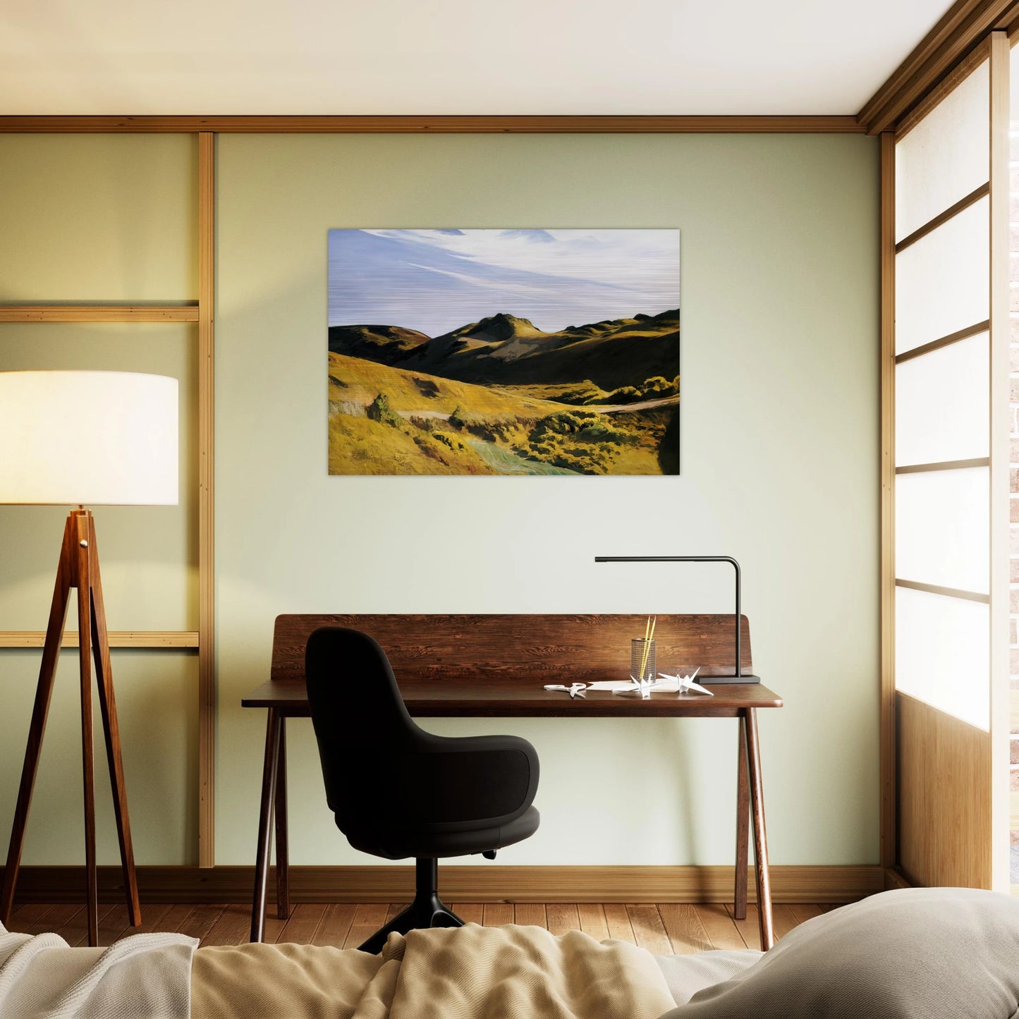 The Camel s Hump - Edward Hopper Brushed Aluminum Print - 70x100 cm / 28x40 inches | Edward Hopper Aluminum Print | Edward Hopper Prints