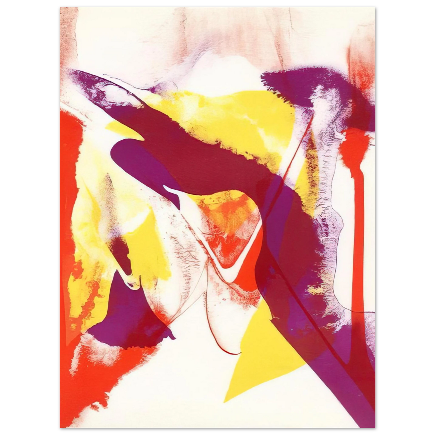 Paul Jenkins - Redfern composition  75x100 cm / 30x40inches Fine Art Poster