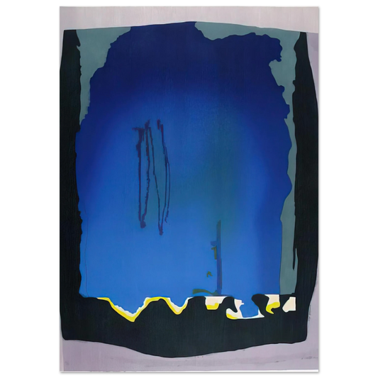 Helen Frankenthaler - Freefall - 1992 Wall art - 13x18 cm / 5x7 inches - Fine Art Poster-canvas - -