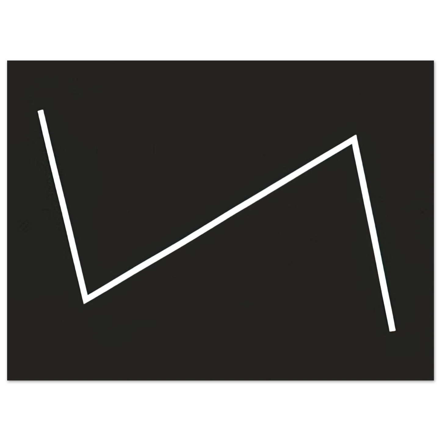 Carmen Herrera - Yesterday - 1987  75x100 cm / 30x40inches Fine Art Poster