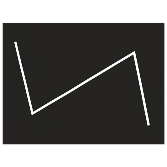 Carmen Herrera - Yesterday - 1987  75x100 cm / 30x40inches Fine Art Poster