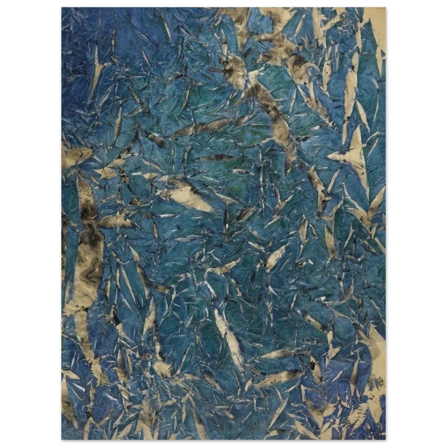 Simon Hantai - Ã‚Â³M.C.2Ã‚Â² Mariale - 1962  75x100 cm / 30x40inches Fine Art Poster