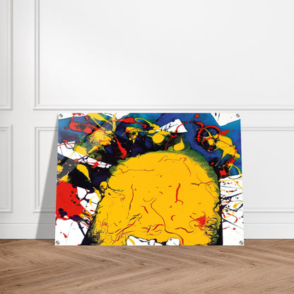 Untitled  SFP94-141  SFF 1811  - Sam Francis Acrylic Print - 70x100 cm / 28x40″ inches | Sam Francis Wall Art | Sam Francis Prints