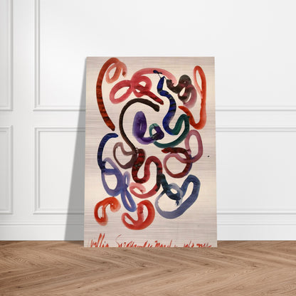 #10 March 10, 1963 NYC - 1963 - William Saroyan Brushed Aluminum Print - 70x100 cm / 28x40 inches | William Saroyan Aluminum Print | William Saroyan Prints