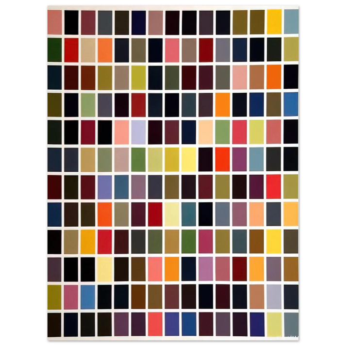 Gerhard Richter - 180 COLORS  75x100 cm / 30x40inches Fine Art Poster