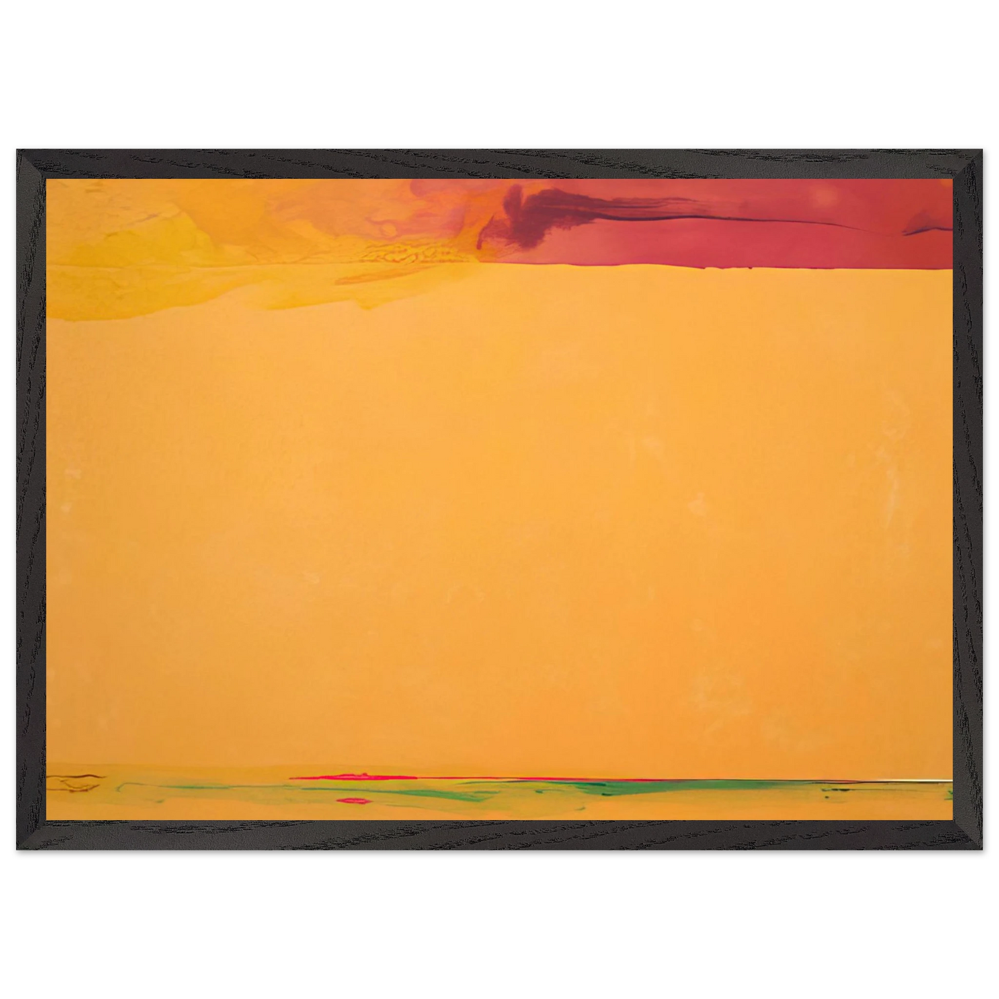 Helen Frankenthaler - Southern Exposure - 2005 Wall art - 70x100 cm / 28x40 inches - Premium Wooden Framed Poster With Fine Art Paper-canvas - Wood frame