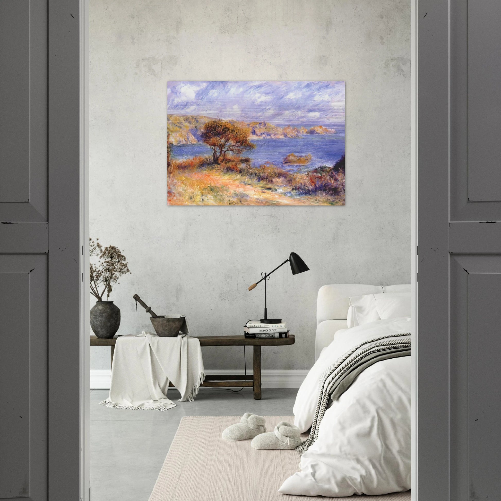 View at guernsey - Pierre-Auguste Renoir Brushed Aluminum Print - 70x100 cm / 28x40 inches | Pierre-Auguste Renoir Aluminum Print | Pierre-Auguste Renoir Prints