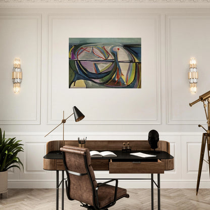 Untitled - 1948 - Bram van Velde Brushed Aluminum Print - 70x100 cm / 28x40 inches | Bram van Velde Aluminum Print | Bram van Velde Prints